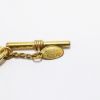 Picture of Vintage Signed Miriam Haskell Golden Chain with Statement Charm Bracelet