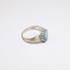 Picture of Vintage Mid Century 14k White Gold & Wedgwood Jasperware Daisy Ring