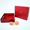 Picture of Vintage Kenneth Jay Lane (KJL) Faux Coral & Gold Tone Metal Clip-On Earrings