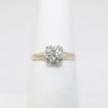 Picture of Antique Art Deco Era 14k Yellow & White Gold & Old European Cut Diamond Ring
