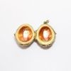 Picture of Vintage .835 Gilt Silver, Pink Guilloche Enamel & Garnet Fabergé Style Egg Pendant/Locket