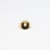 Picture of Emerald Stud Earrings with Diamond Halo, 14k Yellow Gold