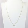 Picture of Opal and Diamond Heart Necklace, 14k Yellow Gold