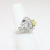 Picture of Fancy Intense Yellow Color Diamond Ring, Platinum