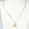Picture of 0.50ct Diamond Free Form Pendant, 14k Yellow Gold