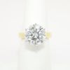 Picture of 5.04ct Round Brilliant Cut Diamond Solitaire Ring, 18k Yellow Gold