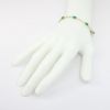 Picture of Emerald and Diamond Bracelet, 14k Yellow Gold