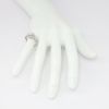 Picture of Baguette & Single Cut Diamond Ring, 18k White Gold
