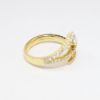 Picture of Diamond Bypass Ring, 18k Yellow Gold