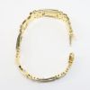 Picture of 14k Yellow Gold & Black Onyx Inlaid Chain Bracelet