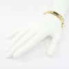 Picture of 14k Yellow Gold & Black Onyx Inlaid Chain Bracelet