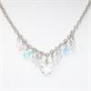 Picture of Swarovski - Ab Heart Charm Necklace