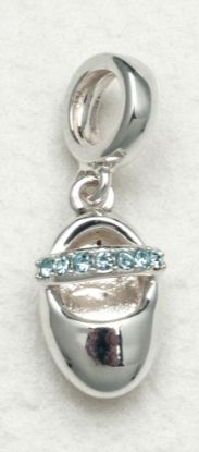 Picture of Chamilia - Baby Slipper-Blue Swarovski