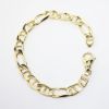 Picture of 10k Yellow Gold Figaro Chain Link Bracelet
