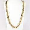 Picture of 29" 10k Yellow Gold Cuban Link Chain Necklace