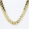 Picture of 20" 18k Yellow Gold Flat Curb Chain Necklace