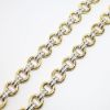 Picture of 18" Two-Tone 18k Gold Fancy Rolo Chain