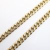 Picture of 26.25" Two-Tone Textured 14k Gold Curb Chain Necklace