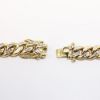 Picture of 26.25" Two-Tone Textured 14k Gold Curb Chain Necklace