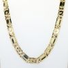 Picture of 24.5" 14k Yellow Gold Squared Gucci Link Chain Necklace