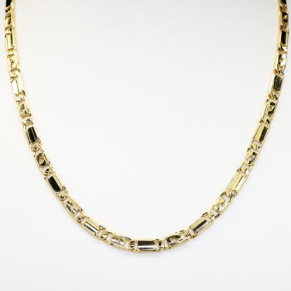 Picture of 18" 14k Yellow Gold Fancy Link Chain Necklace