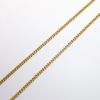 Picture of 18" 18k Yellow Gold Delicate Cuban Link Chain Necklace