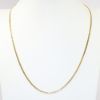Picture of 18" 18k Yellow Gold Delicate Cuban Link Chain Necklace