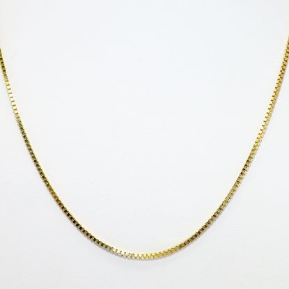 Picture of 20" 14k Yellow Gold Box Chain Necklace