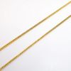 Picture of 27.5" 18k Yellow Gold Fancy Link Squared Wheat Chain Necklace 