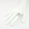 Picture of Diamond Baguette Cut Cage Ring in 18k White Gold