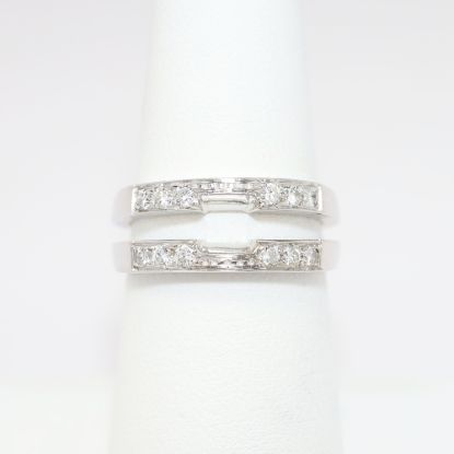 Picture of 18K White Gold & .33ct Diamond Enhancer Ring