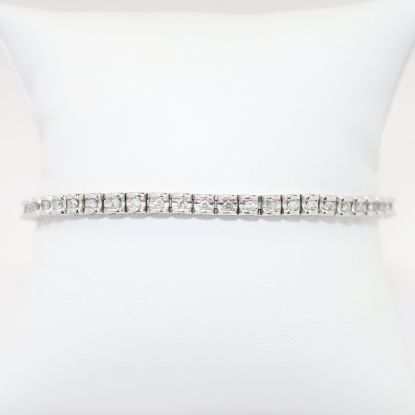 Picture of 14K White Gold & .75ct Diamond Tennis Bracelet