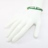 Picture of La Triomphe 14k Yellow Gold, Green Enameled Hinged Bangle with .50ct Diamonds