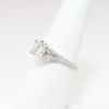 Picture of 18k White Gold, Round Brilliant Cut, Split Shank Diamond Engagement Ring