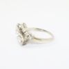 Picture of 14k White Gold, Mid-Century Diamond Bridal Ring Set