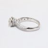 Picture of 18k White Gold & Round Brilliant Cut Diamond Halo Engagement Ring