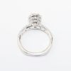 Picture of 18k White Gold & Round Brilliant Cut Diamond Halo Engagement Ring
