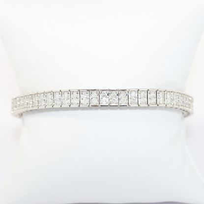 Picture of 14K White Gold & 5.00ct Diamond Tennis Bracelet