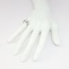 Picture of 14k White Gold & Round Brilliant Cut Three-Stone Diamond Engagement Ring