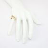 Picture of 14k Yellow Gold, Round Brilliant Cut & Diamond Cluster Accented Engagement Ring