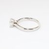 Picture of 14k White Gold & Round Brilliant Cut Diamond Solitaire Engagement Ring