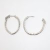 Picture of 14k White Gold 1.68 CT. Diamond Hoop Earrings 