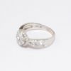 Picture of 14k White Gold & 1.00ct Diamond Cluster Engagement Ring