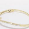 Picture of 14k Yellow Gold Diamond Bangle Bracelet