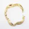 Picture of 10.0ct Garnet Bracelet, 14k Yellow Gold