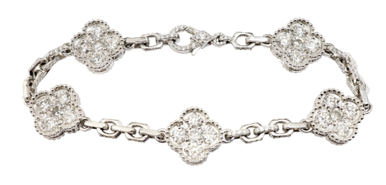 Picture of 10.00ct Diamond Bracelet, 14k White Gold