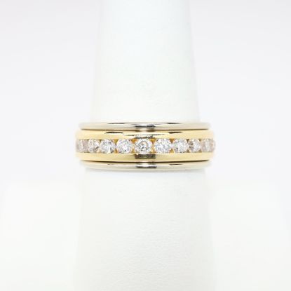 Picture of 0.75ct Men's Diamond Band, 18k/14k Two-Tone Gold