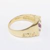 Picture of Ruby and Diamond Men's Ring, 14k Yellow Gold