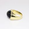Picture of Oval Cabochon Tourmaline Ring, 14k Yellow Gold