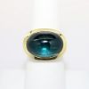 Picture of Oval Cabochon Tourmaline Ring, 14k Yellow Gold